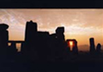 Picture of the sun rising at Stonehenge